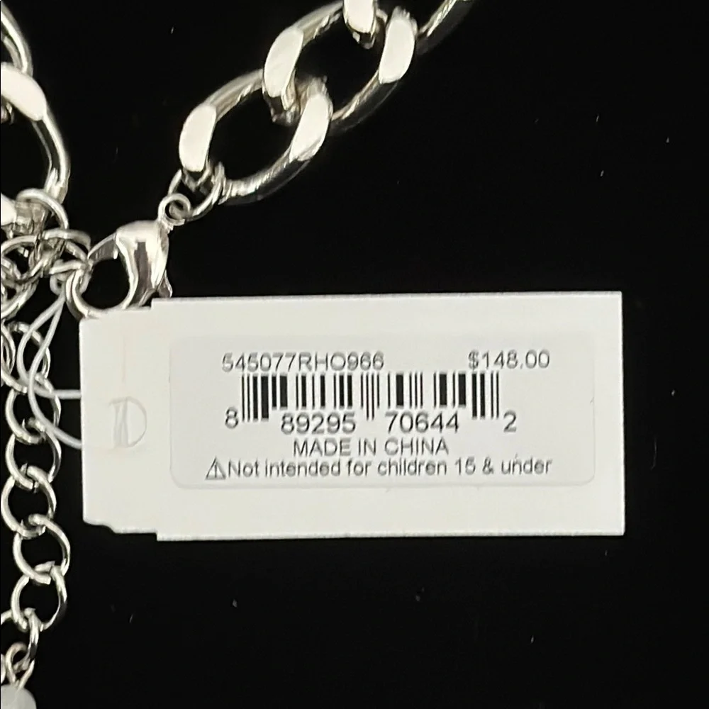 Betsey Johnson Football/Cheer Charm Necklace - Picture 5 of 5